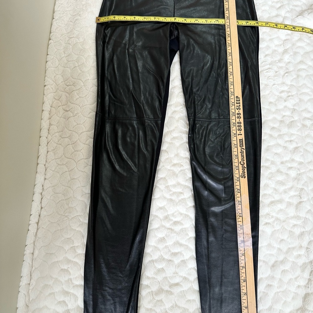 Black Faux Leather Leggings